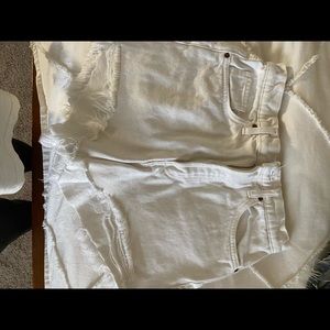 Zara high waisted denim shorts